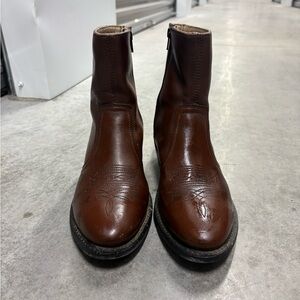 Men's Brown Leather Ankle Boots